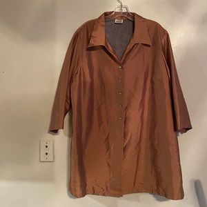 22W.  Linen Like Blouse